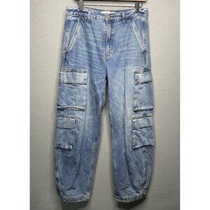 Aritzia Denim Forum Women's The '90s Millie Hi-Rise Cargo Jean 29 Y2K Baggy